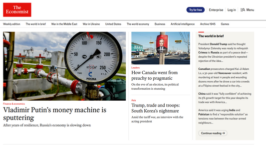 The Economist Annual Digital Subscription at